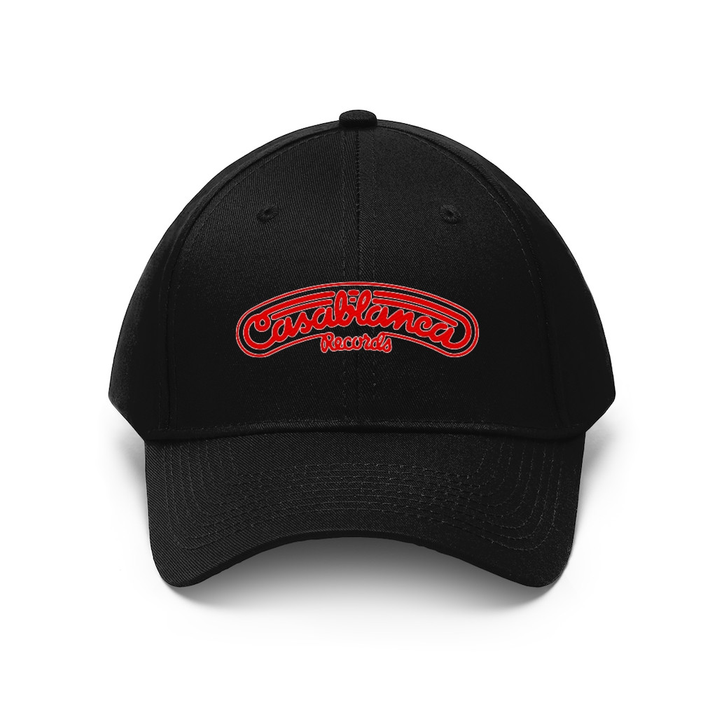 Casablanca Records  KISS Donna Summer 70's record label Unisex Twill Hat