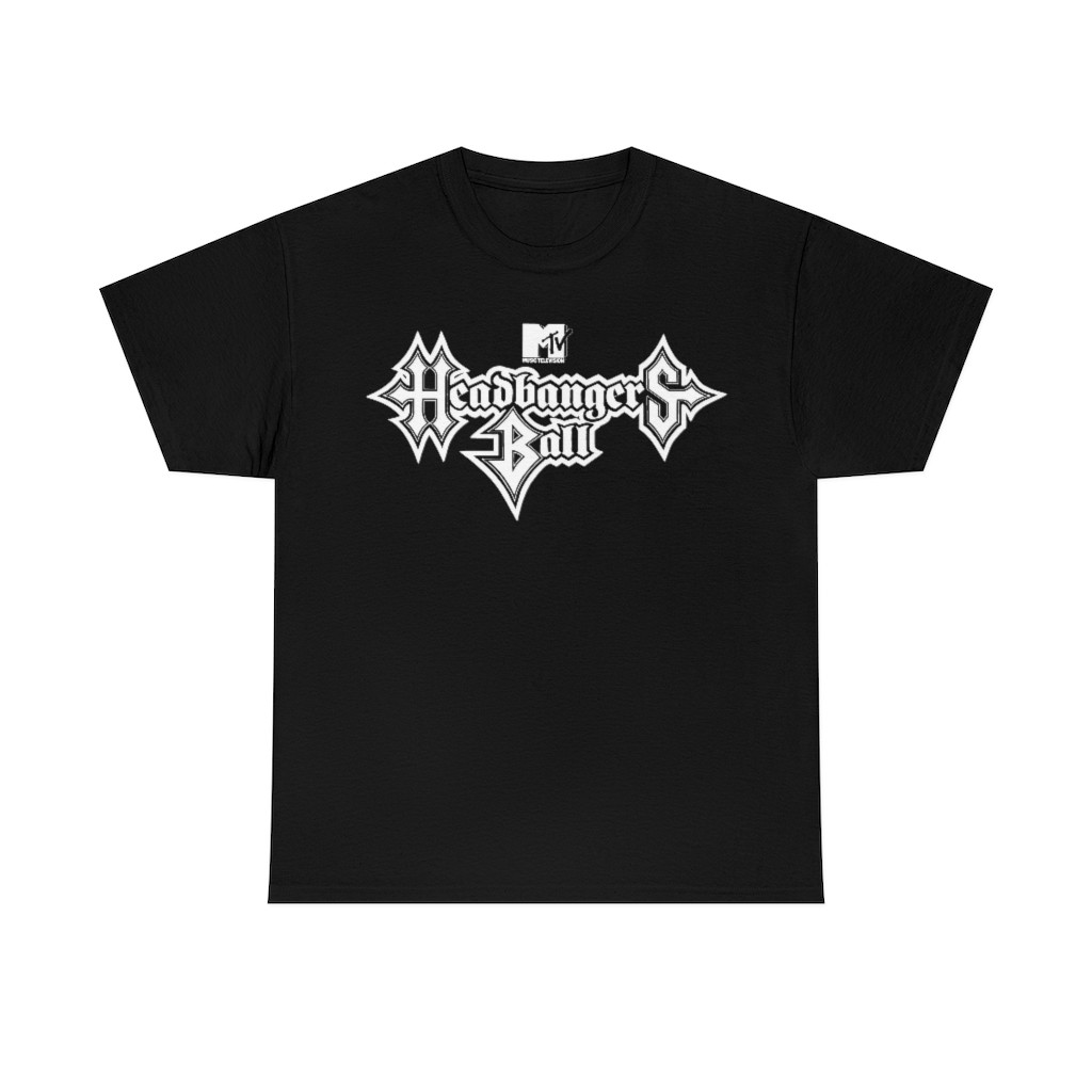 MTV Headbangers Ball White  Short Sleeve Tee