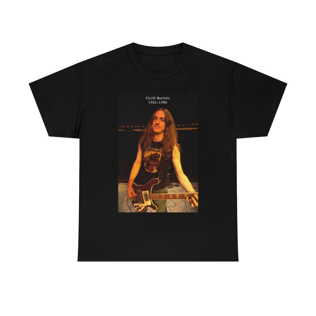 Metallica Cliff Burton  Short Sleeve Tee