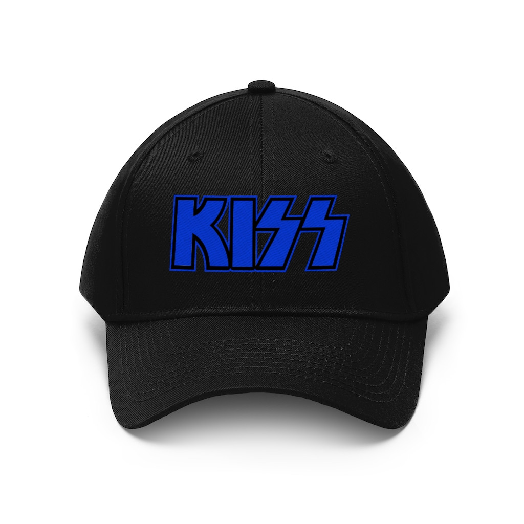 KISS Logo blue Unisex Twill Hat