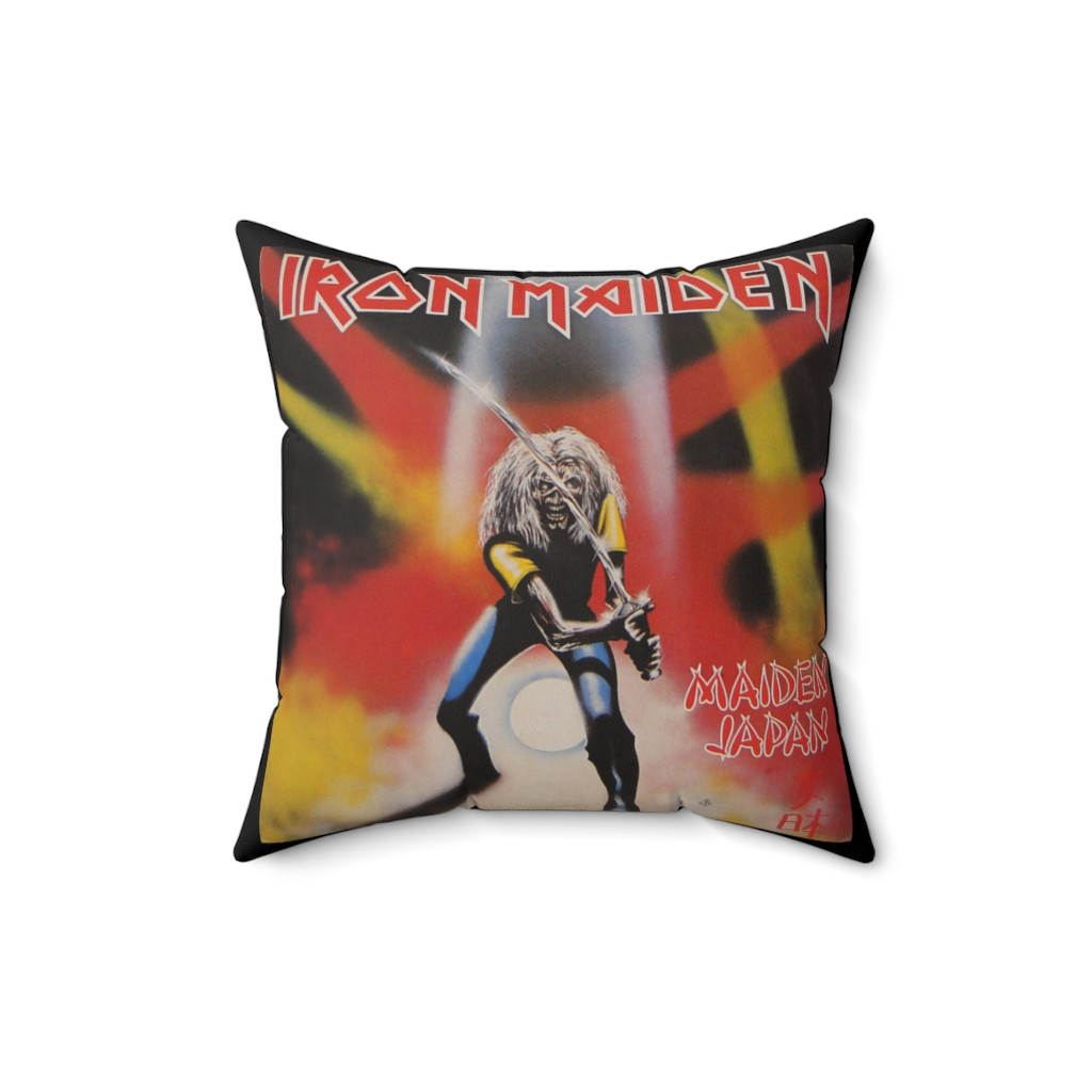 IRON MAIDEN Maiden Japan Spun Polyester Square Pillow gift
