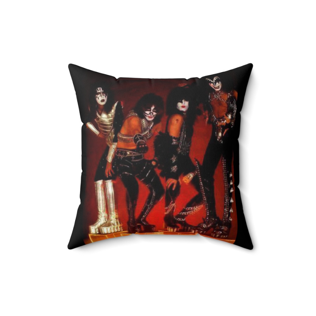 KISS cubes poster Spun Polyester Square Pillow gift