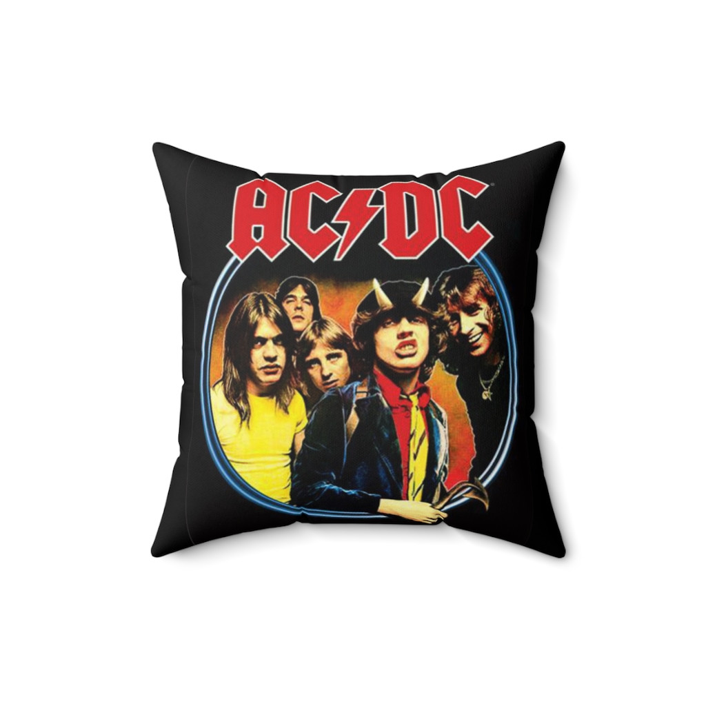 AC DC Highway to Hell full color Pillow Spun Polyester Square Pillow gift
