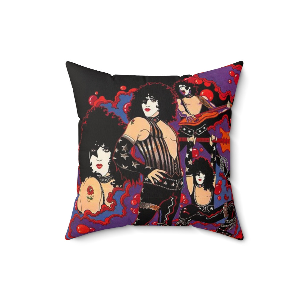 KISS Paul Stanley Solo Pillow Spun Polyester Square Pillow gift