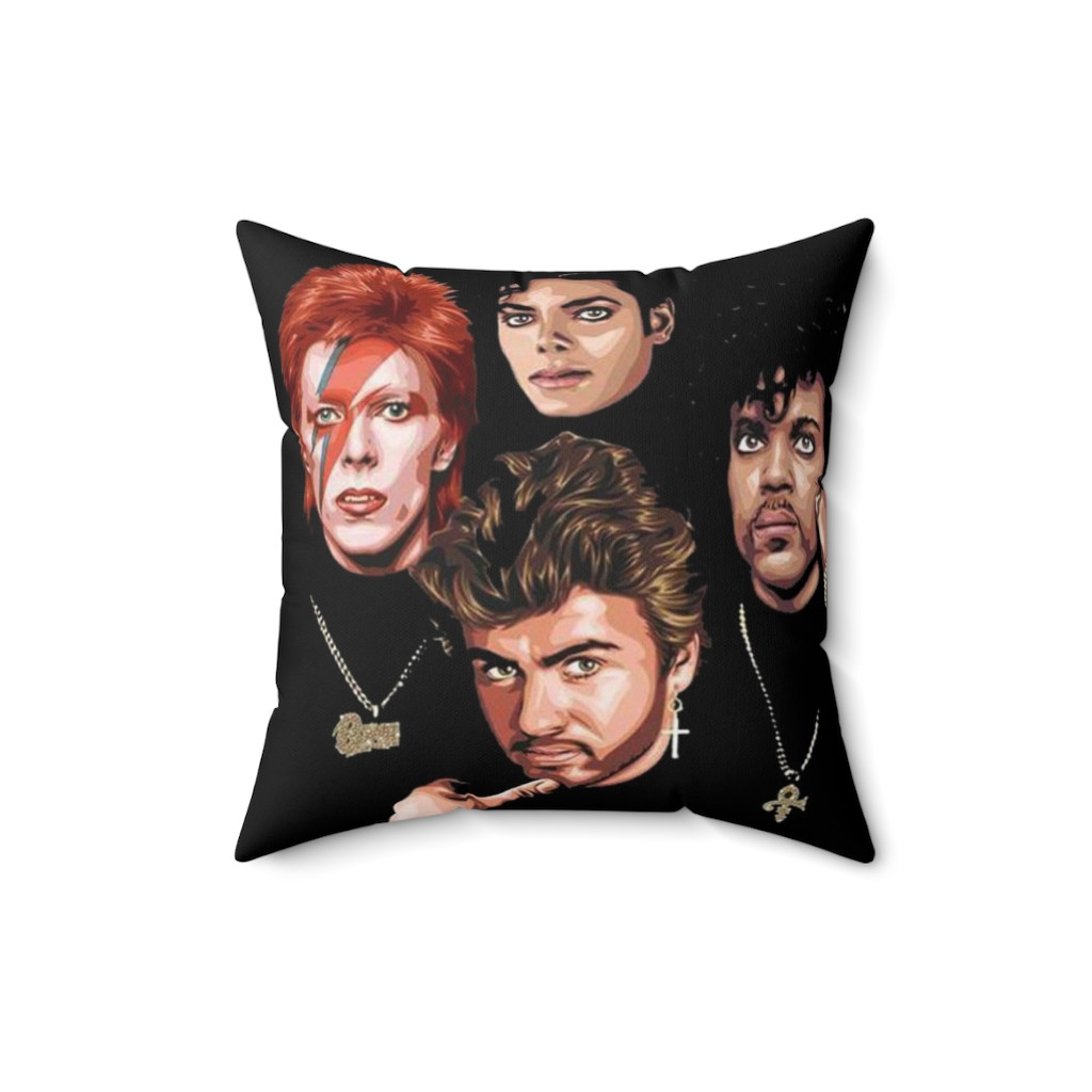 Fallen Legends of Rock 2 Pillow Spun Polyester Square Pillow gift