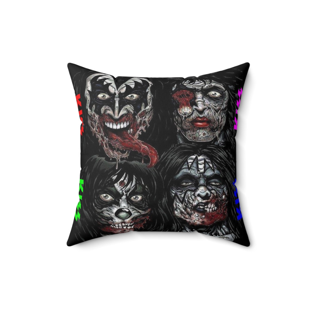ZOMBIE KISS Pillow Spun Polyester Square Pillow gift