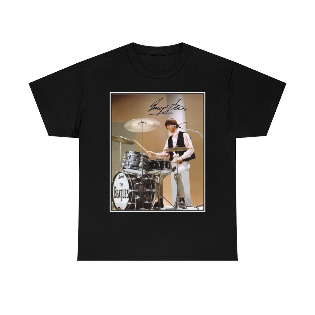 Ringo Starr on the drums Men's Short Sleeve T Shirt