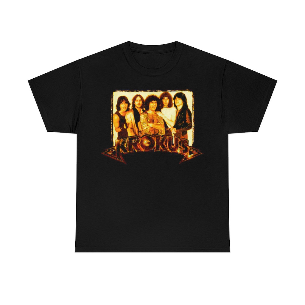 KROKUS 1981 Heavy Metal Unisex Heavy Cotton Tee