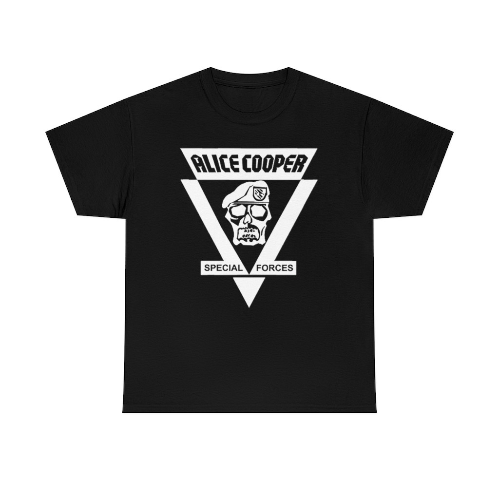 Alice Cooper Special Forces skull Sleeve Tee