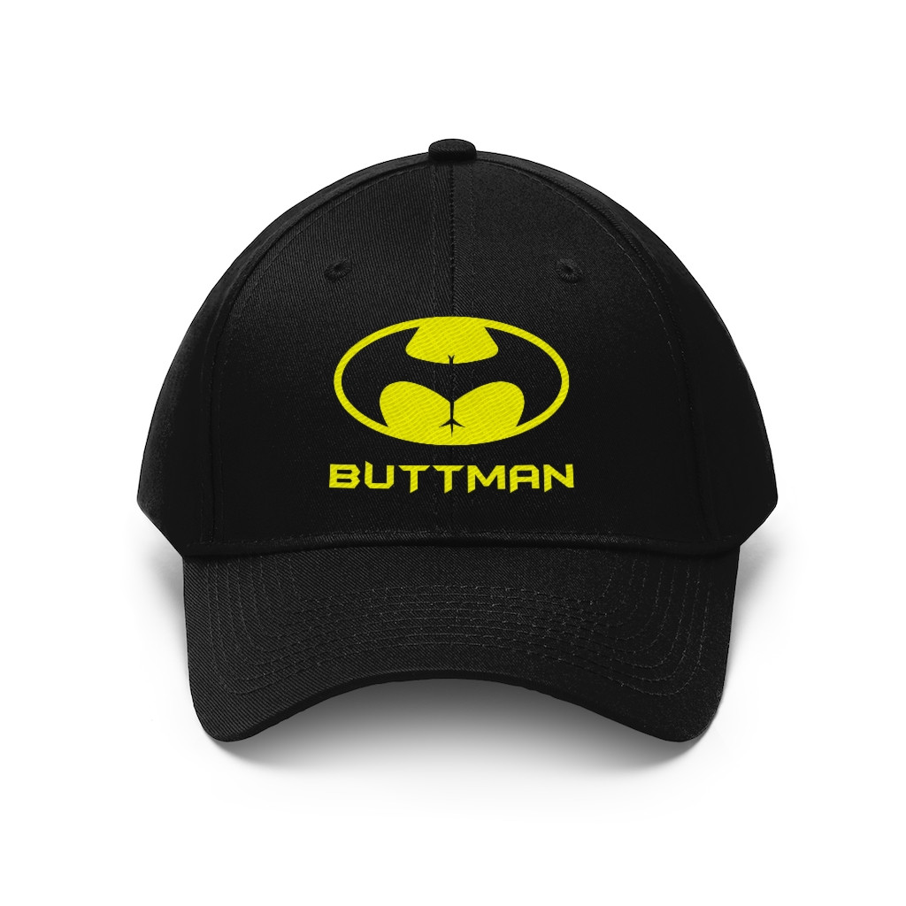 Buttman Parody of Bat Man Unisex Twill Hat