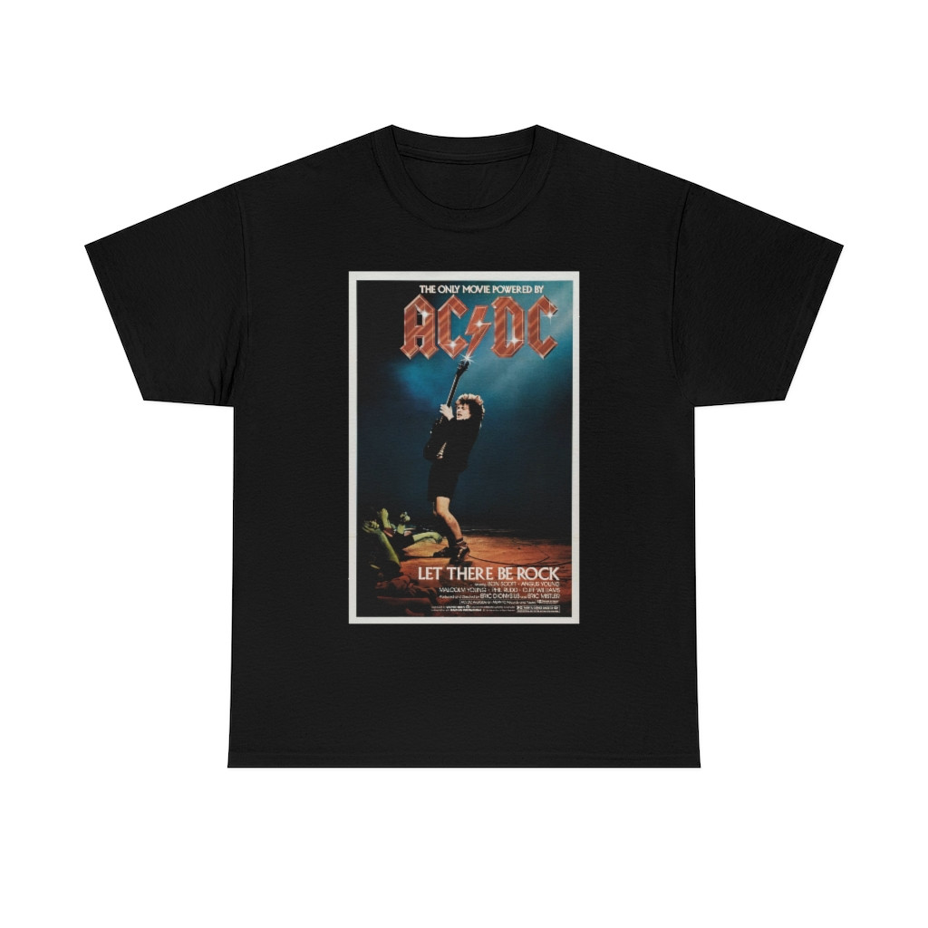 AC DC Let There Be Rock Movie Poster Short Sleeve Tee