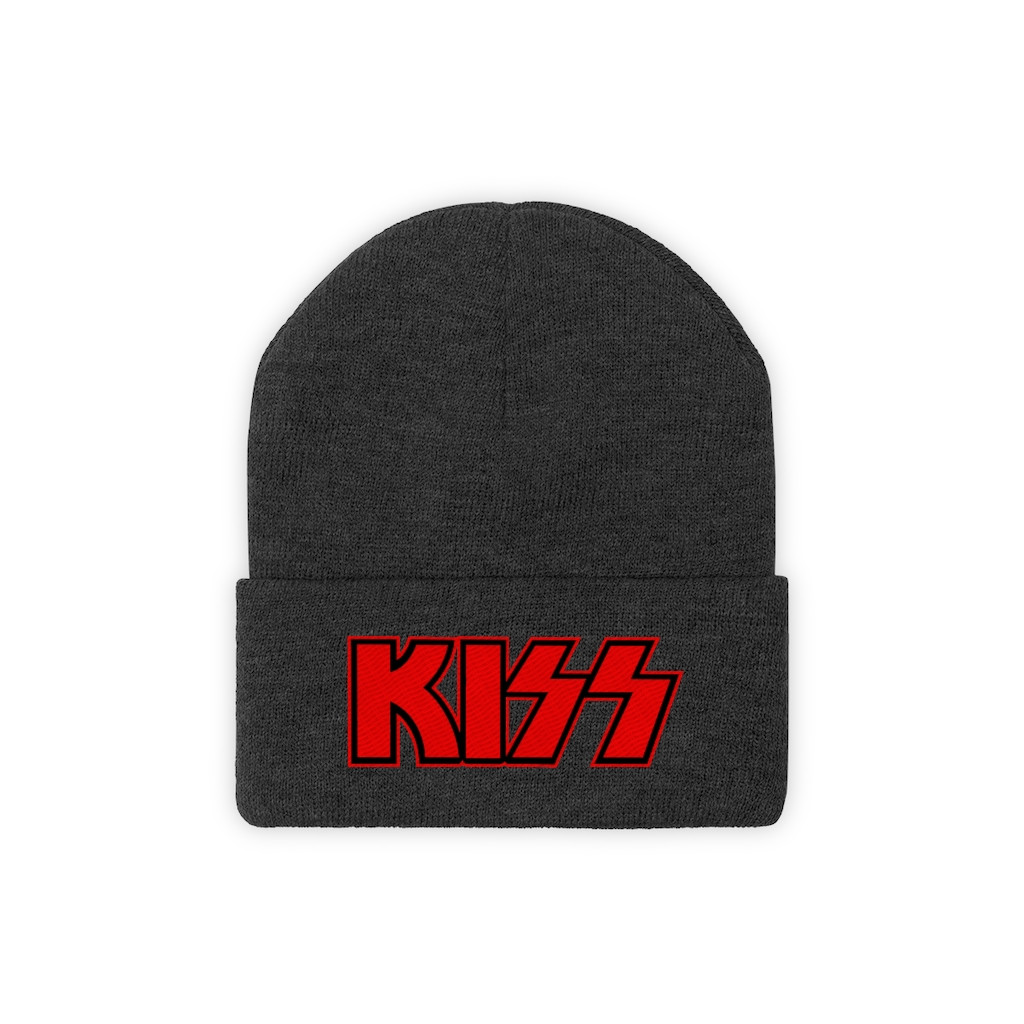 KISS Logo red Knit Beanie