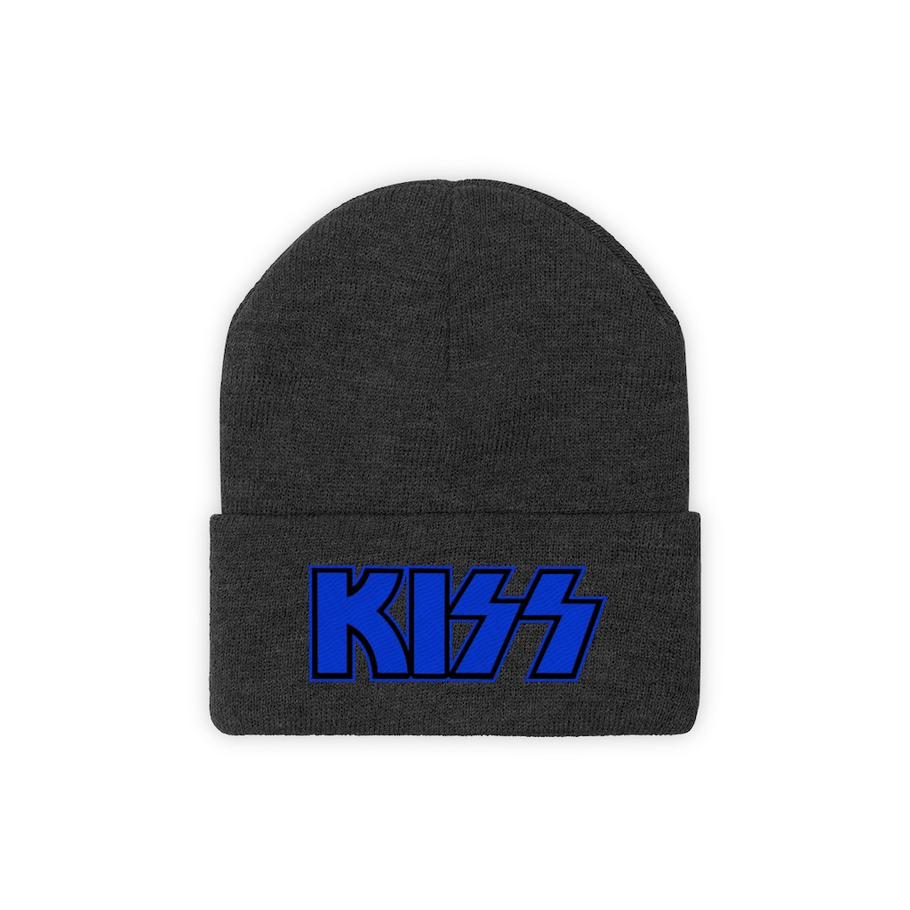 KISS Logo blue Knit Beanie