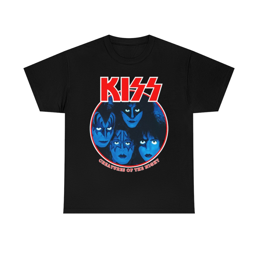 KISS Creatures of the Night with Ace Men's Short Sleeve T Shirt