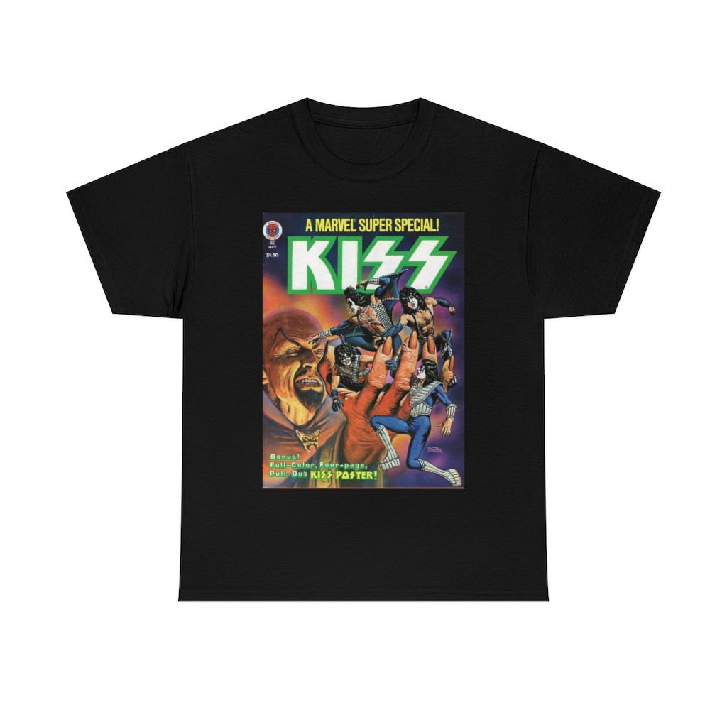 KISS MARVEL COMIC 2 Men's Short Sleeve Tee