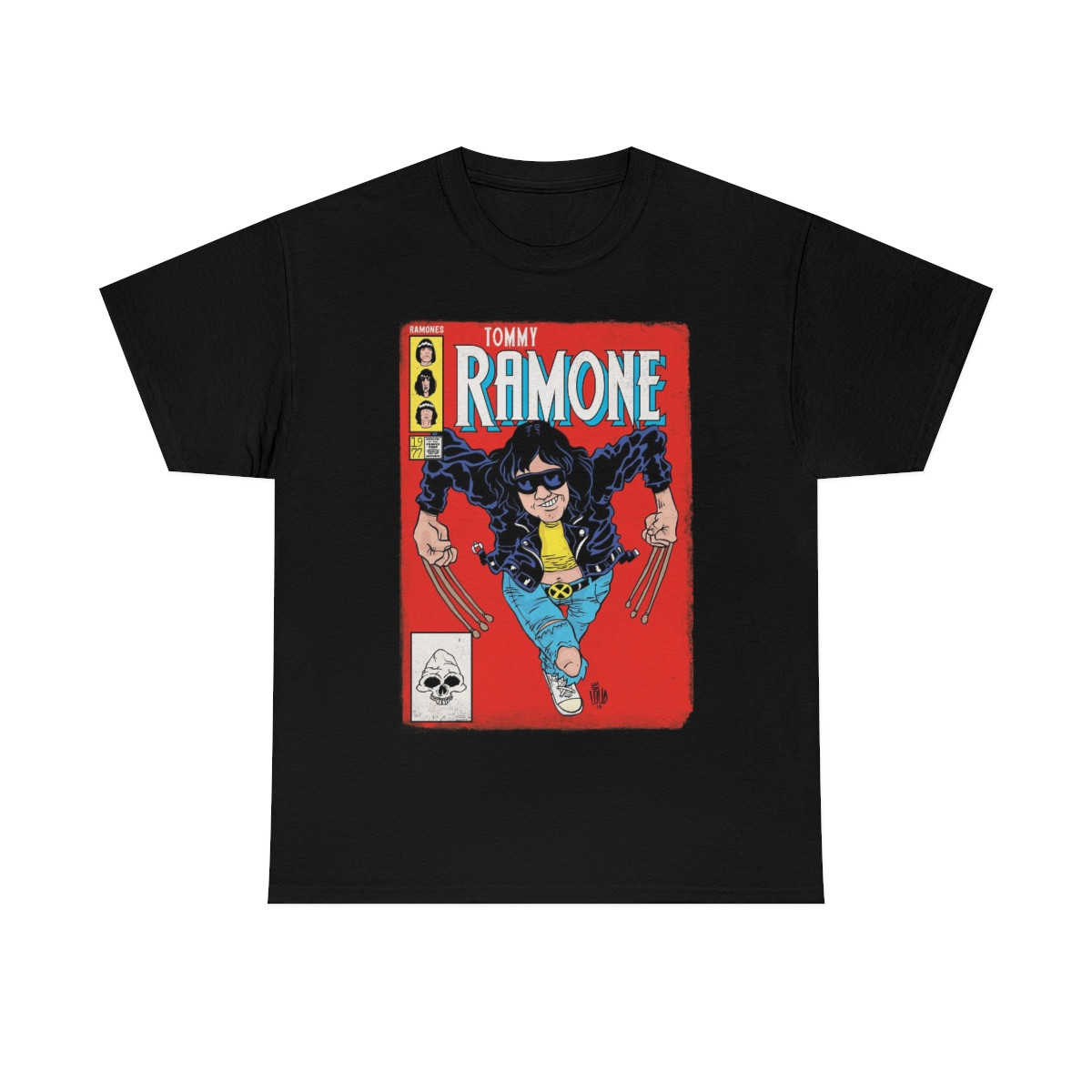 The Amazing Tommy Ramone of The Ramones Men's Short Sleeve T Shirt