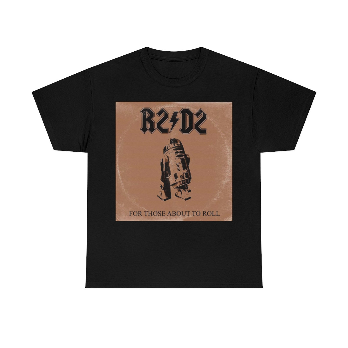 Ac Dc R2D2  Star Wars For Those About To Roll Short Sleeve Tee