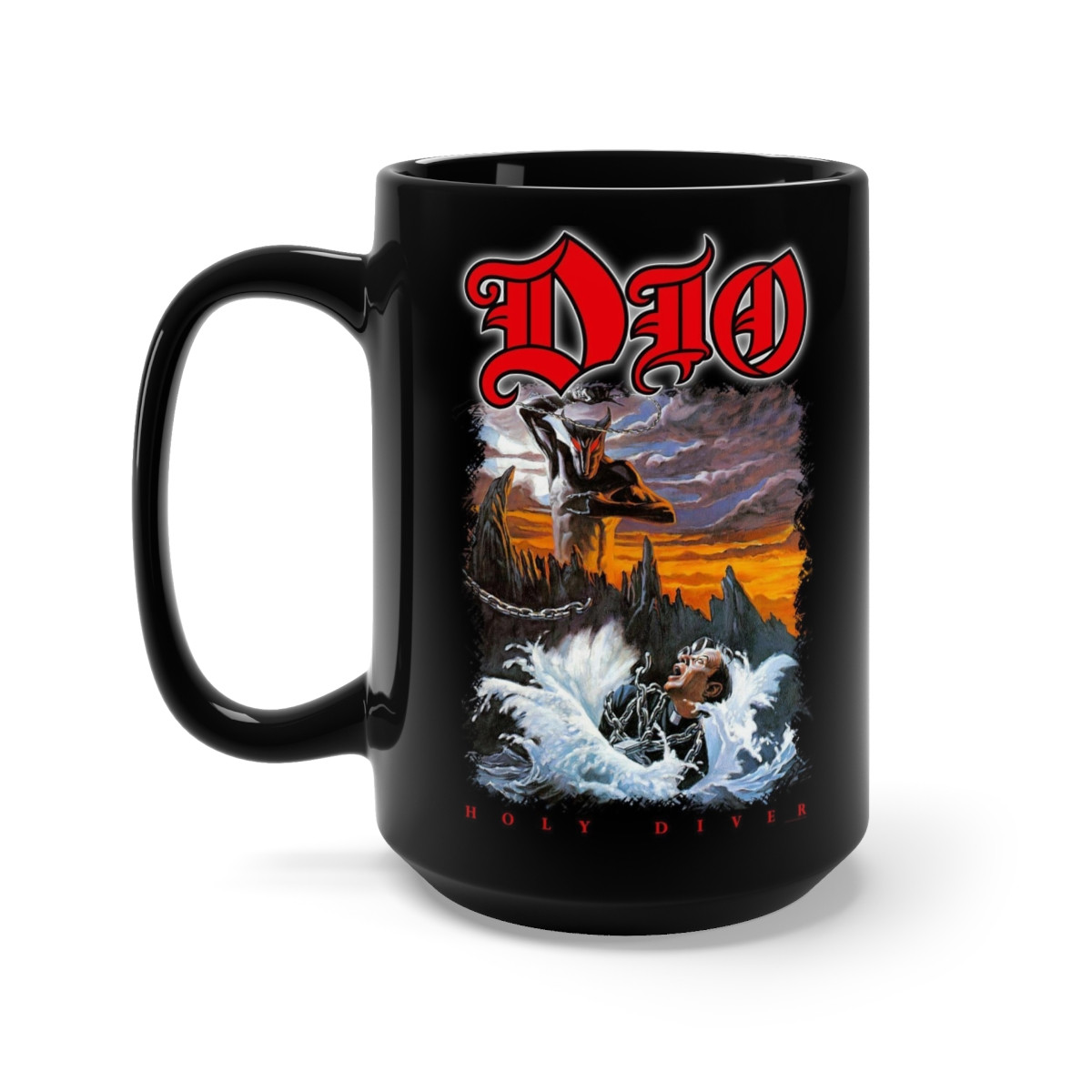 DIO Holy Diver Black Mug 15oz