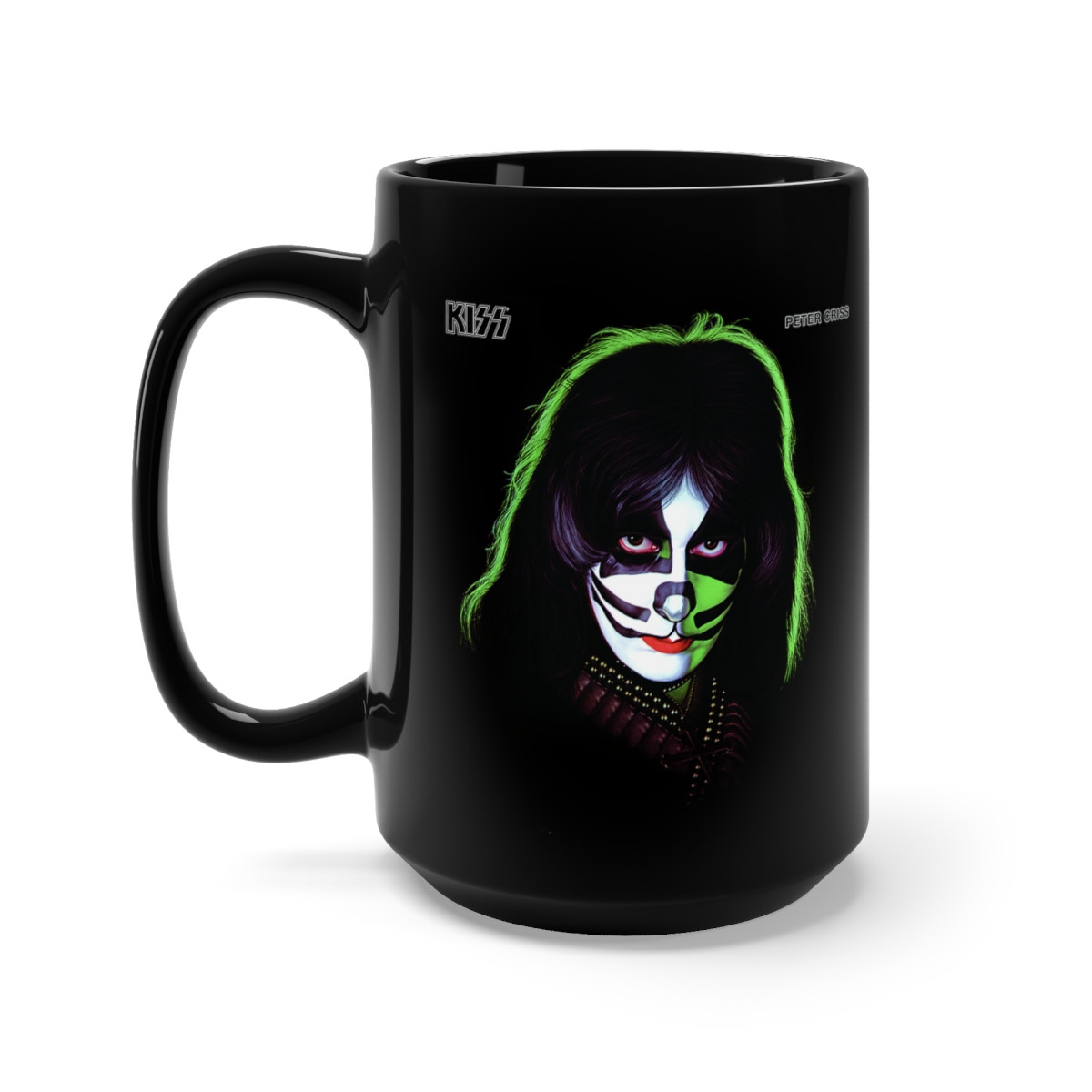 KISS Peter Criss solo Black Mug 15oz