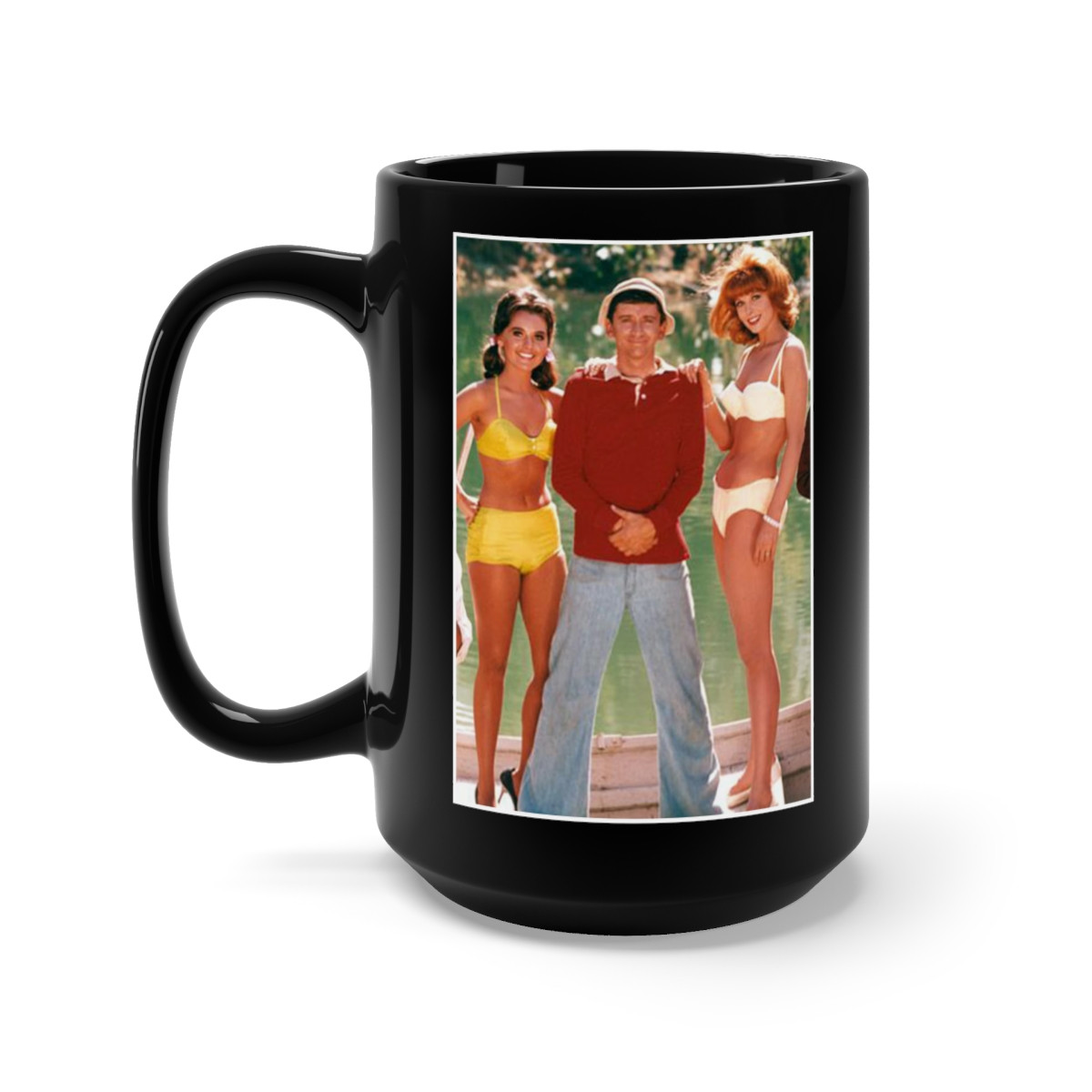 Gilligan's Island Ginger or Maryanne  Black Mug 15oz