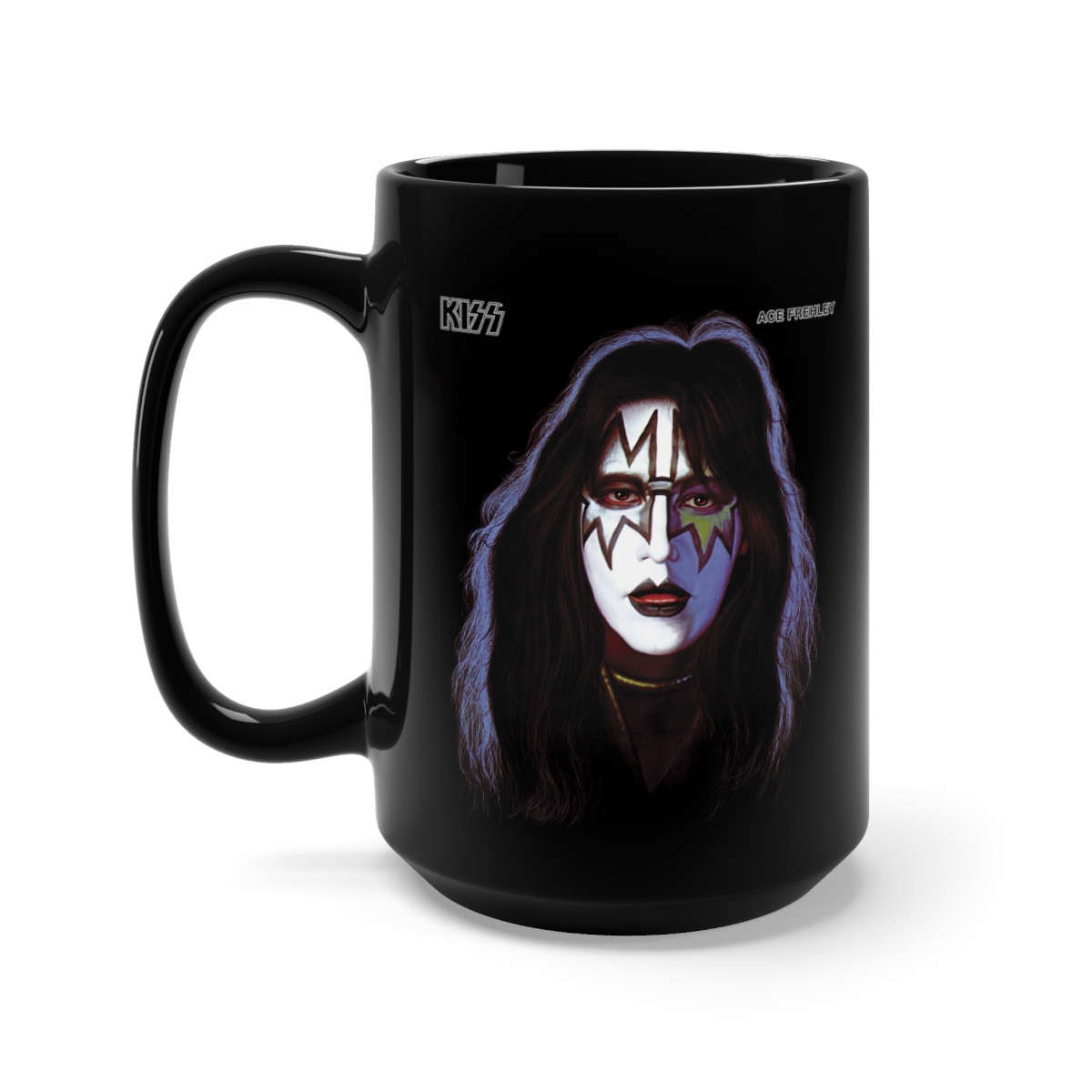 KISS Ace Frehley solo Black Mug 15oz
