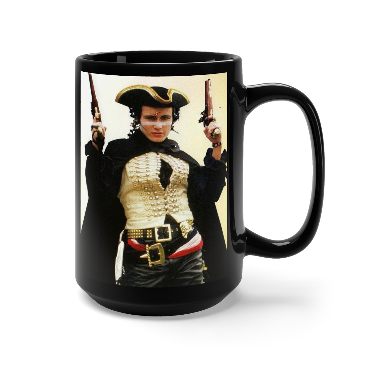 Adam and the Ants Prince Charming Black Mug 15oz
