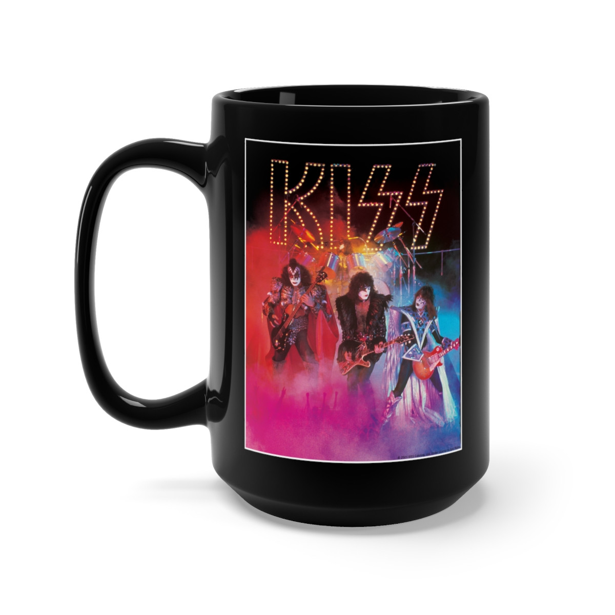 KISS Unmasked Tour 1 Black Mug 15oz