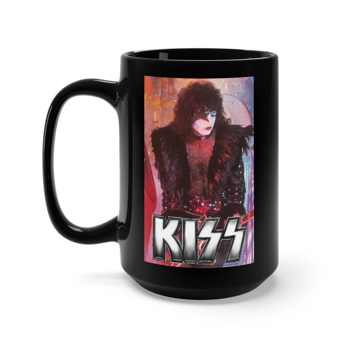 KISS Unmasked Tour Paul Black Mug 15oz