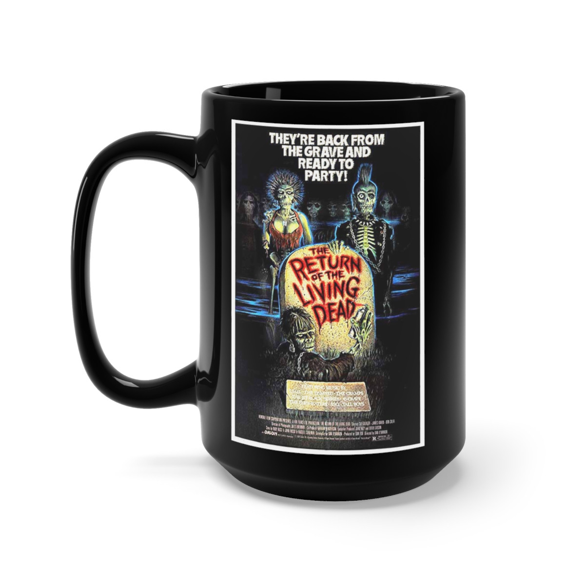 Return Of The Living Dead Poster 1 Black Mug 15oz