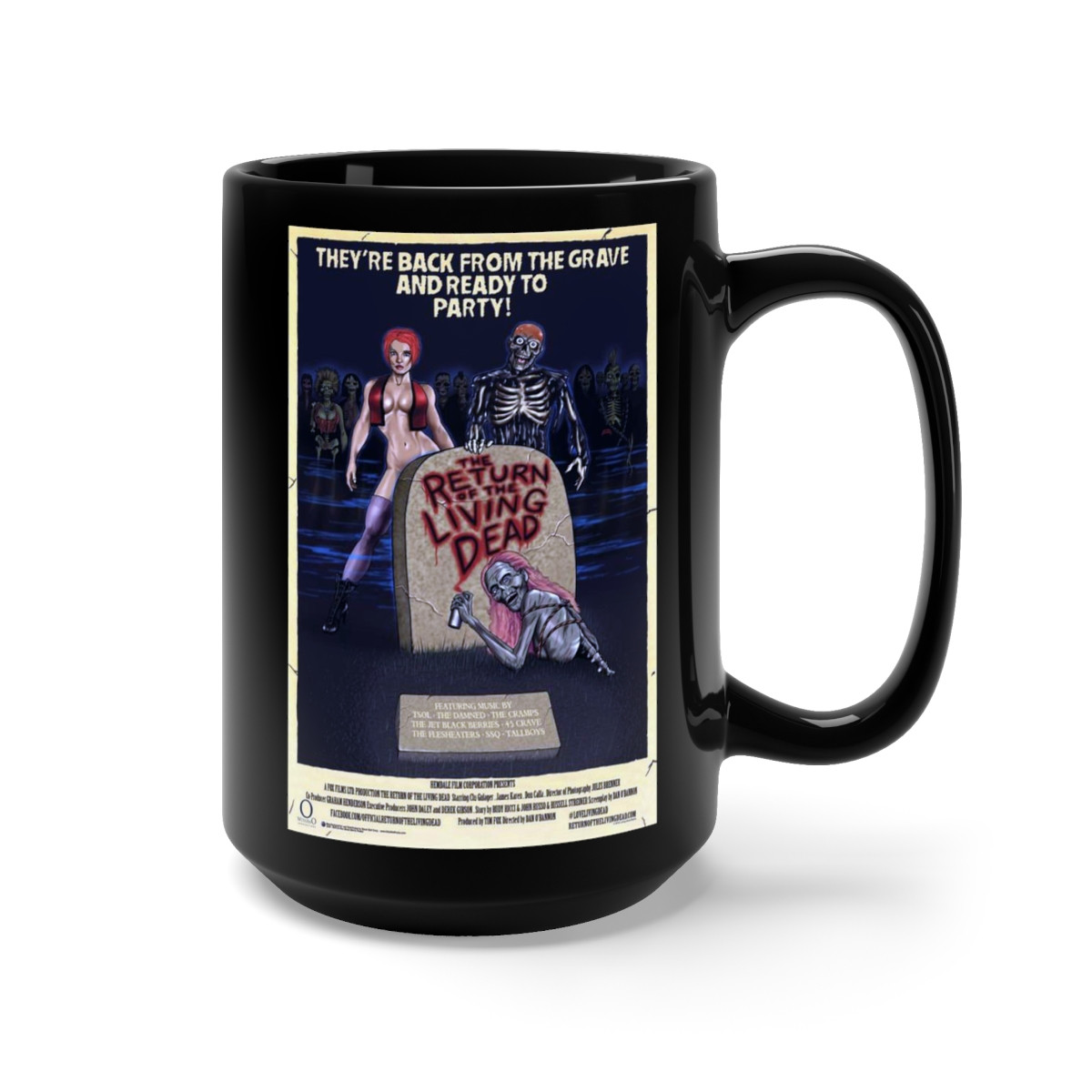 Return Of The Living Dead Poster 2 Black Mug 15oz