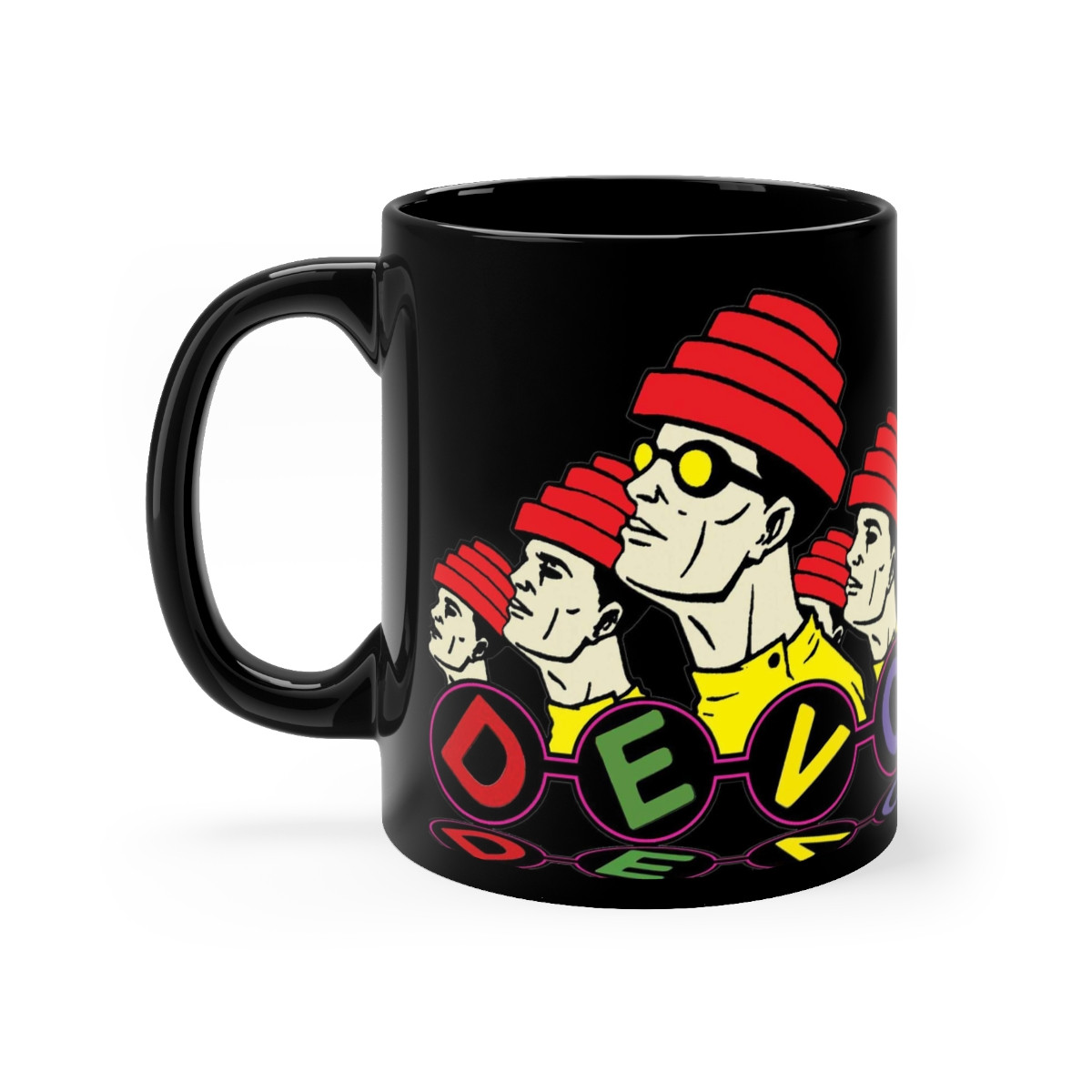 DEVO  Black mug 11oz