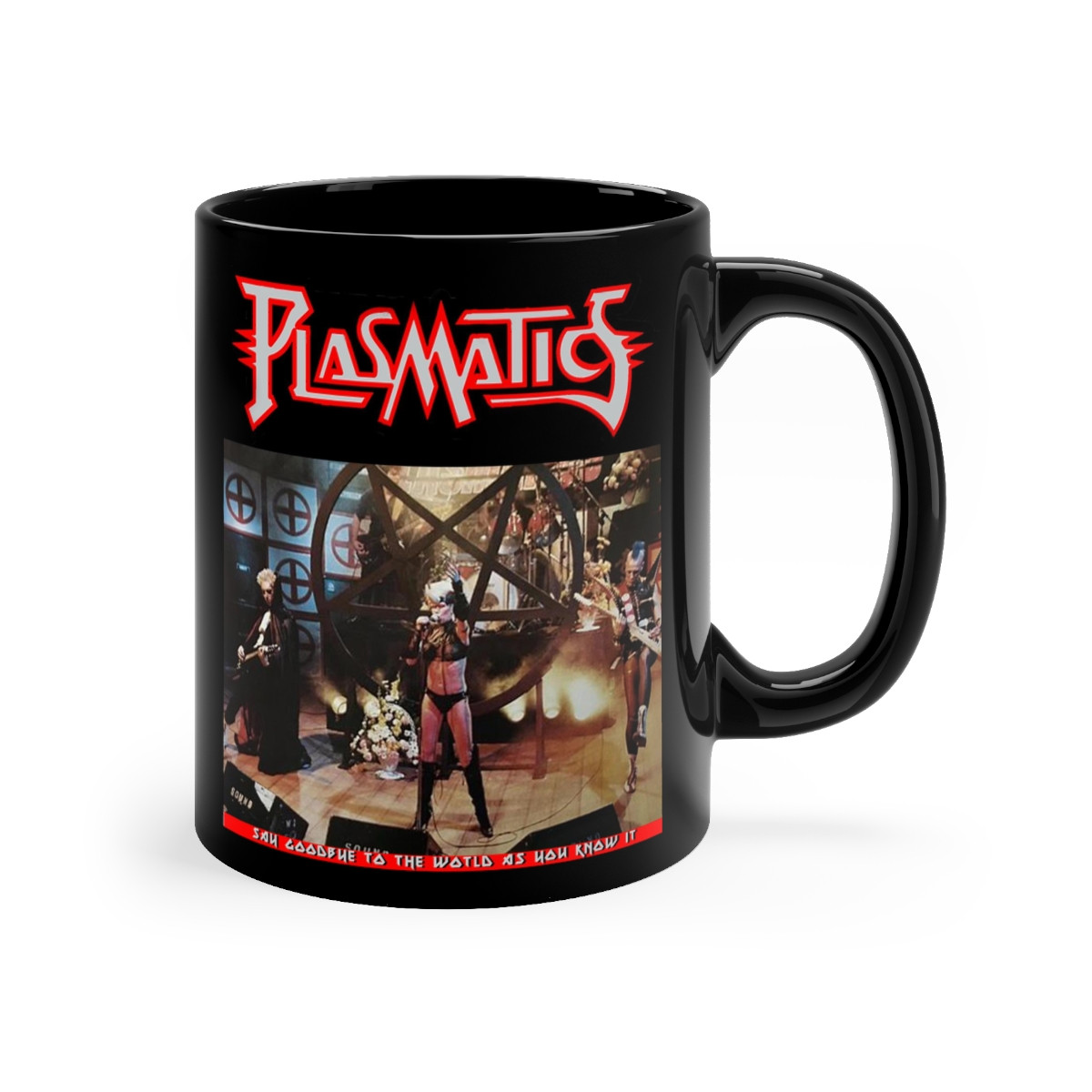 PLASMATICS on SCTV mug 11oz