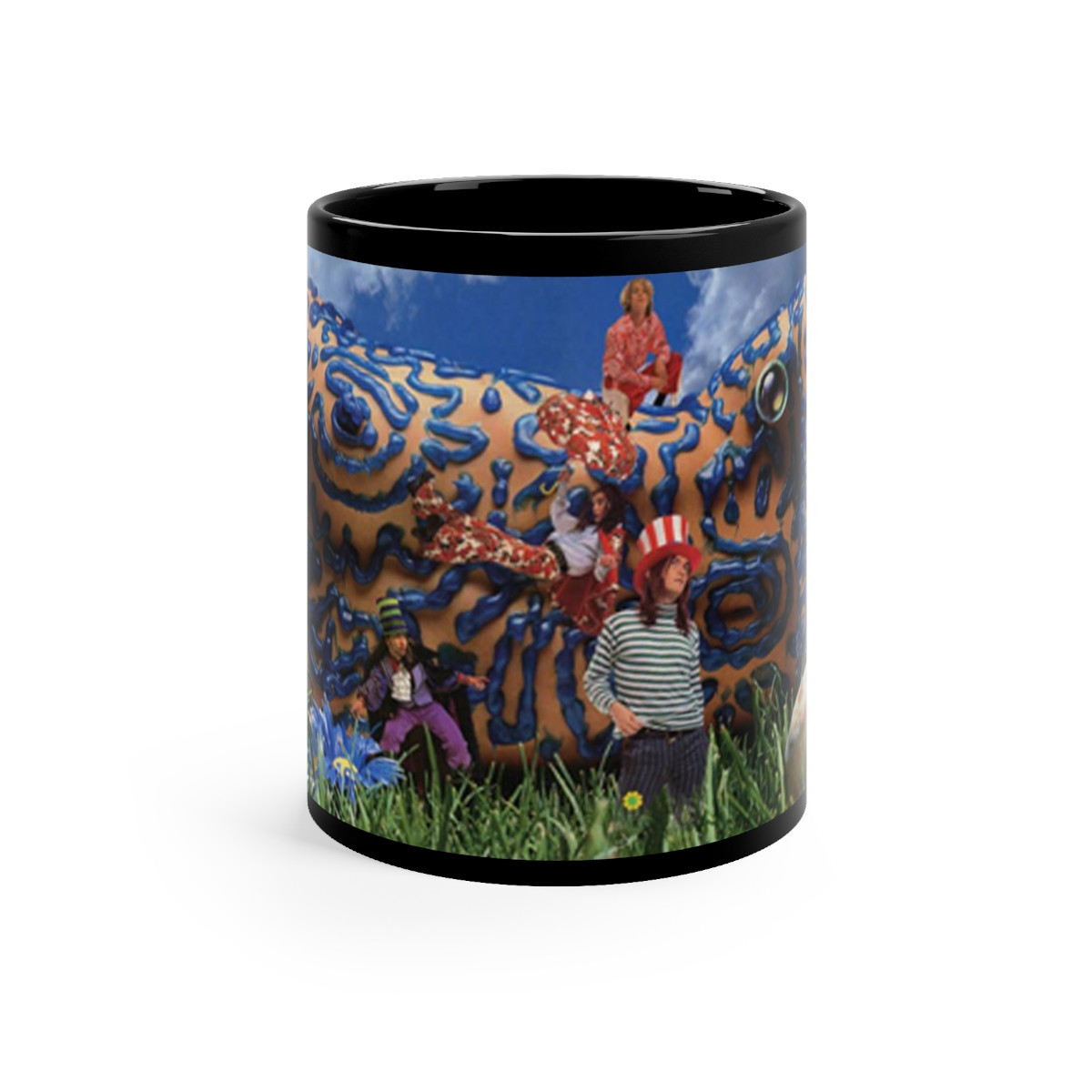 JELLYFISH BELLYBUTTON Black mug 11oz