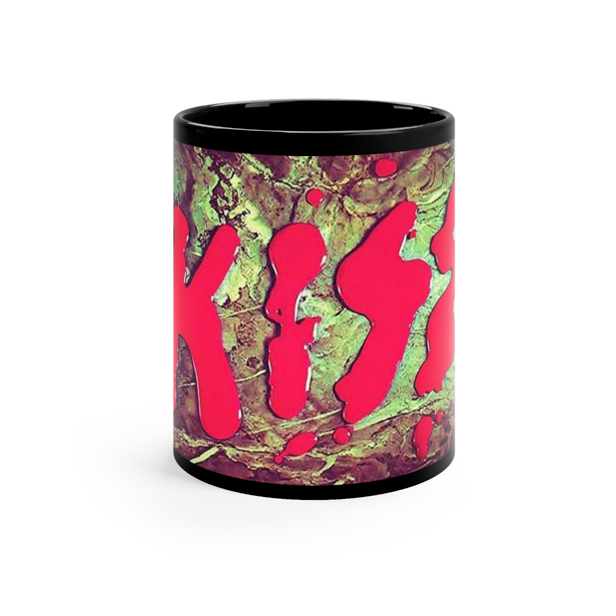 KISS Bloody Logo Black mug 11oz