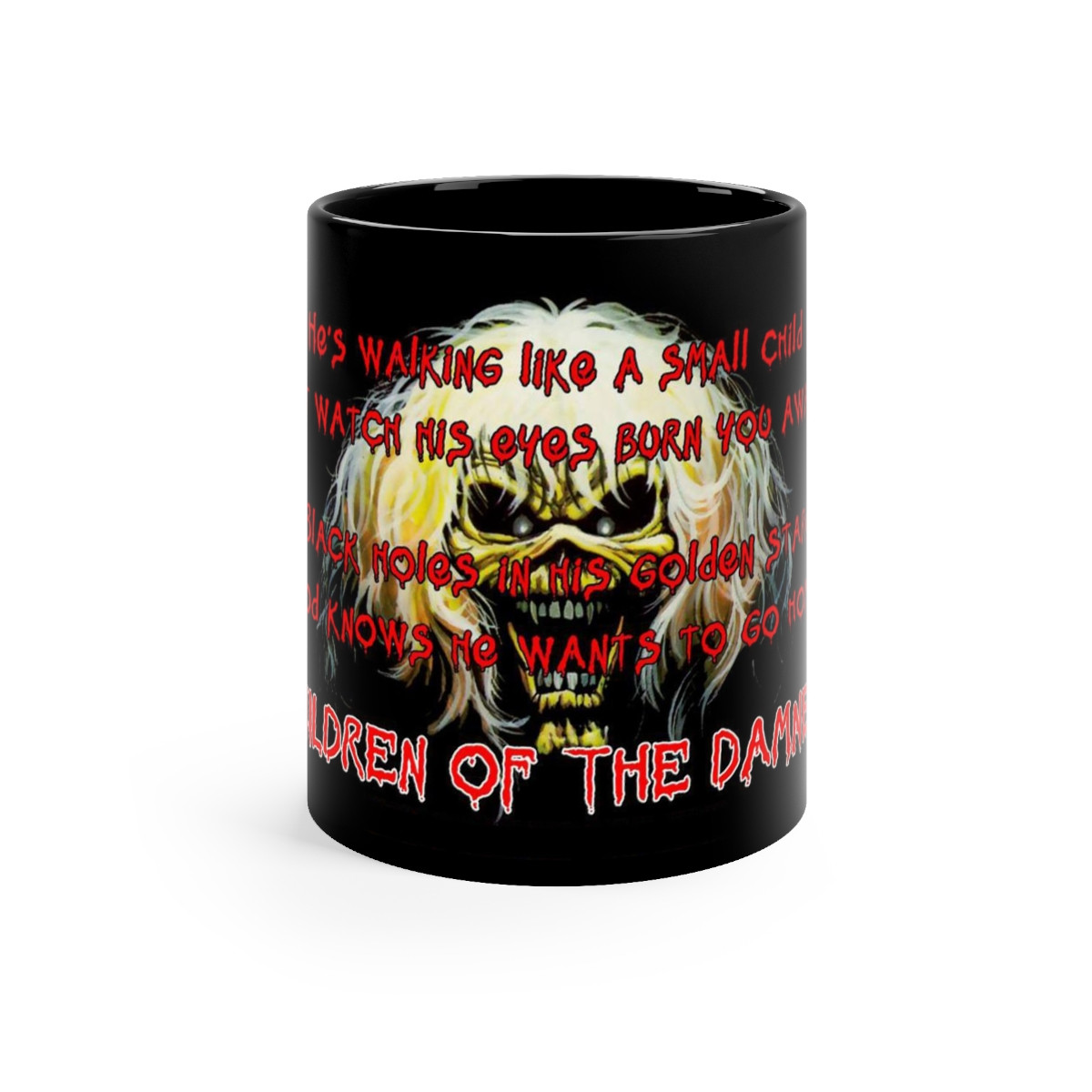 IRON MAIDEN Children of the Damned Black mug 11oz