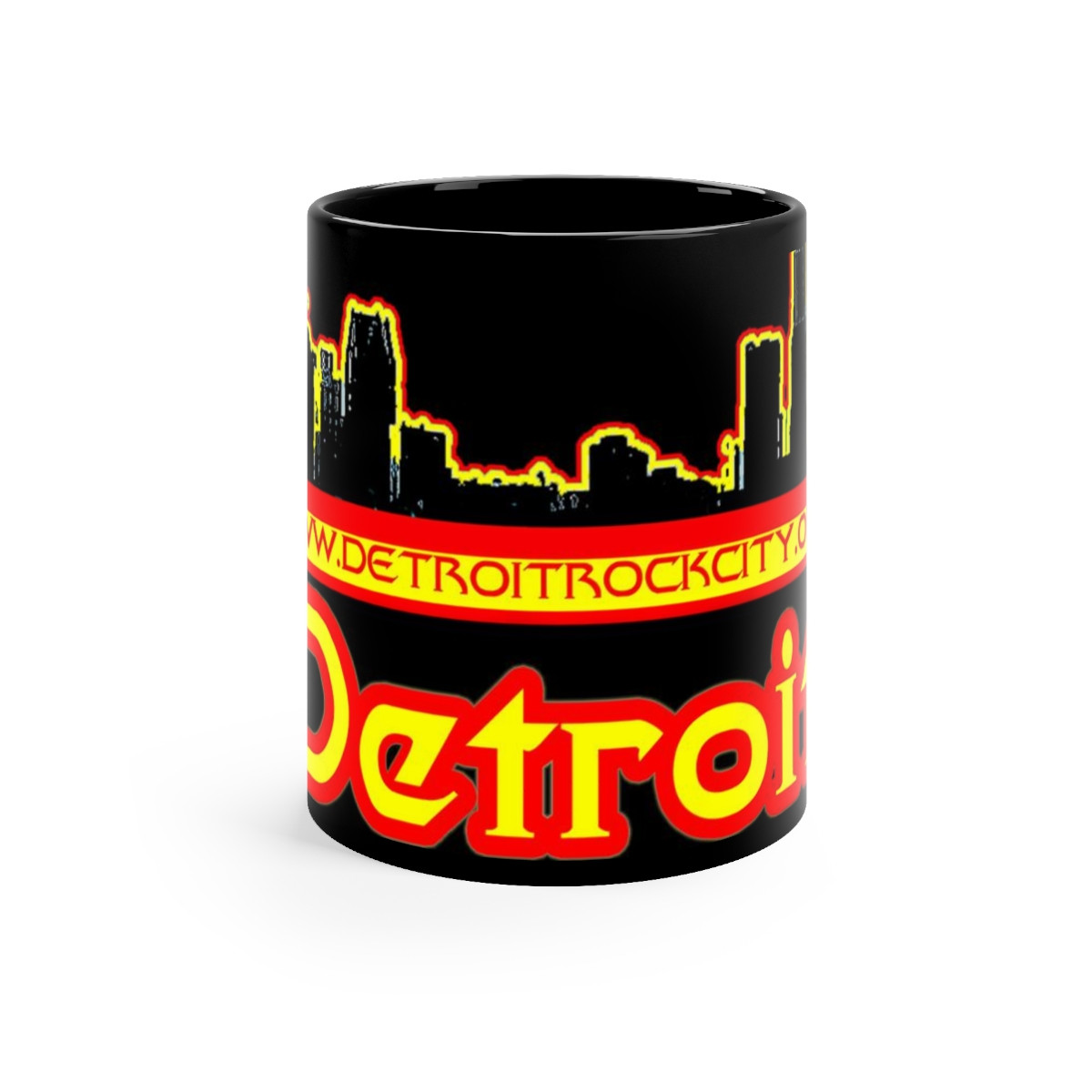Detroit Rock City.org  Black mug 11oz