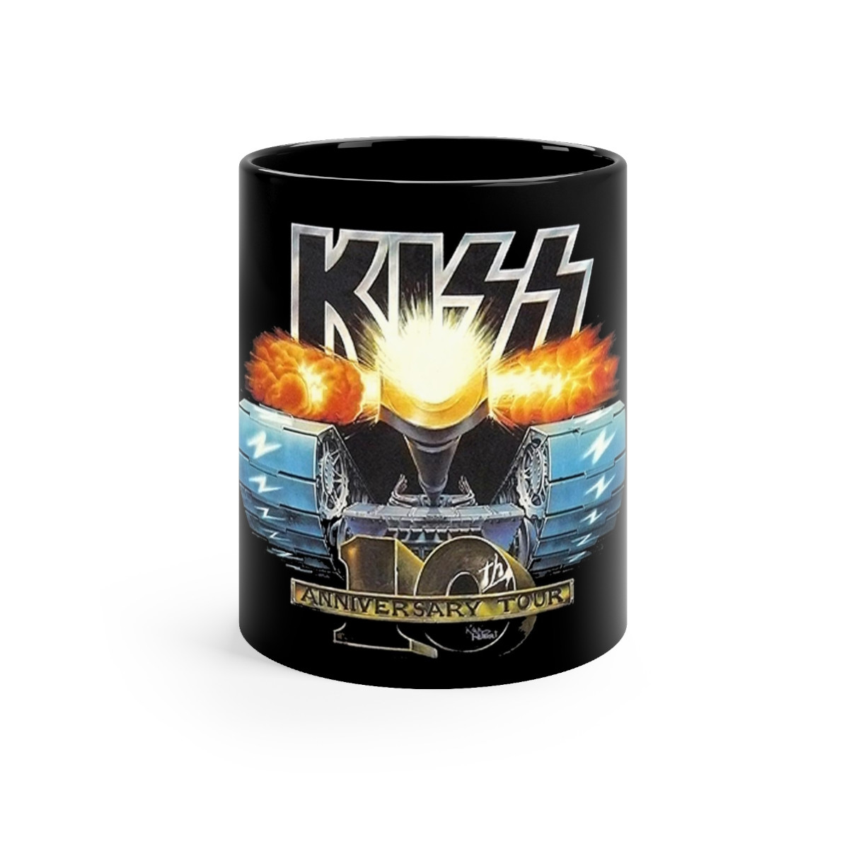 KISS TANK 10th Anniversary Creatures Of The Night mug 11oz