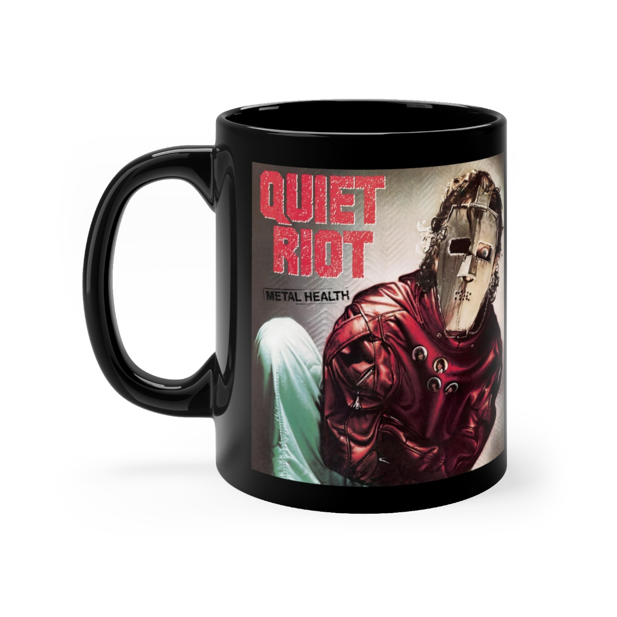 QUIET RIOT Metal Health Bang Your Head Black mug 11oz