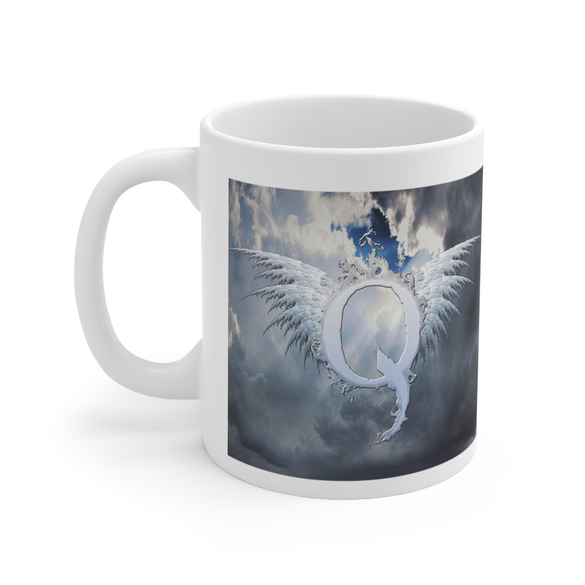 Q from Heaven white Mug 11oz