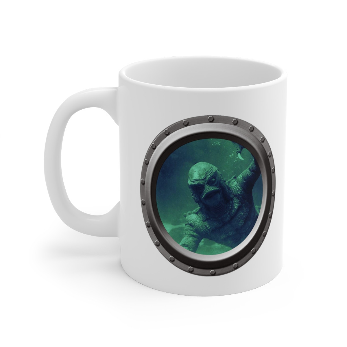 Horror classic The Creature From The Black Lagoon white Mug 11oz