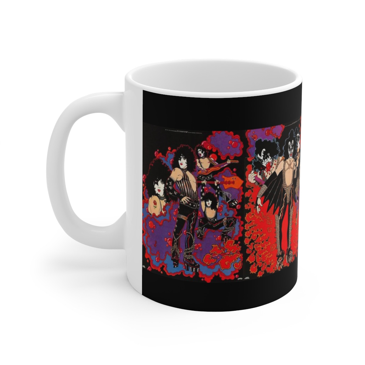 KISS Solo LP puzzle posters white Mug 11oz