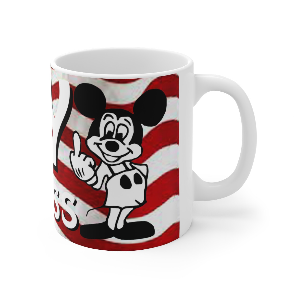 Hey Congress Trump WON F-U  white Mug 11oz