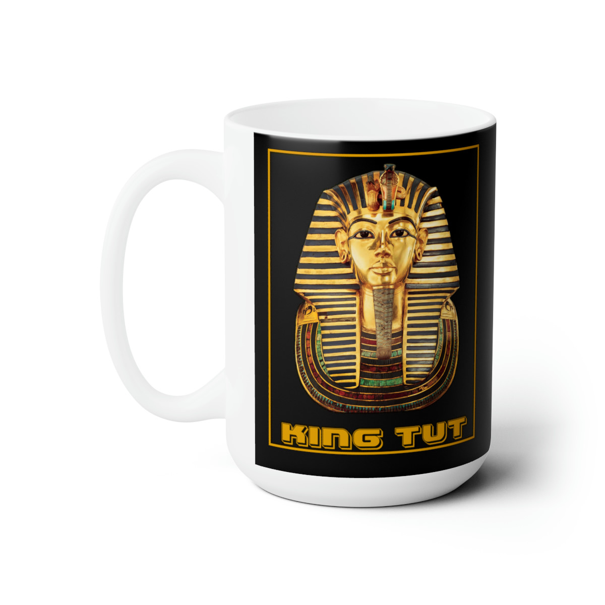 King Tut Steve Martin   white Ceramic Mug 15oz
