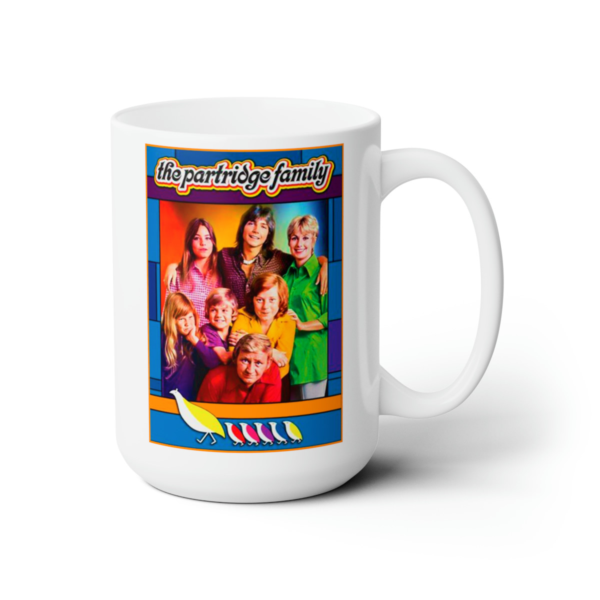 The Partridge Family Come on get happy Ceramic Mug 15oz