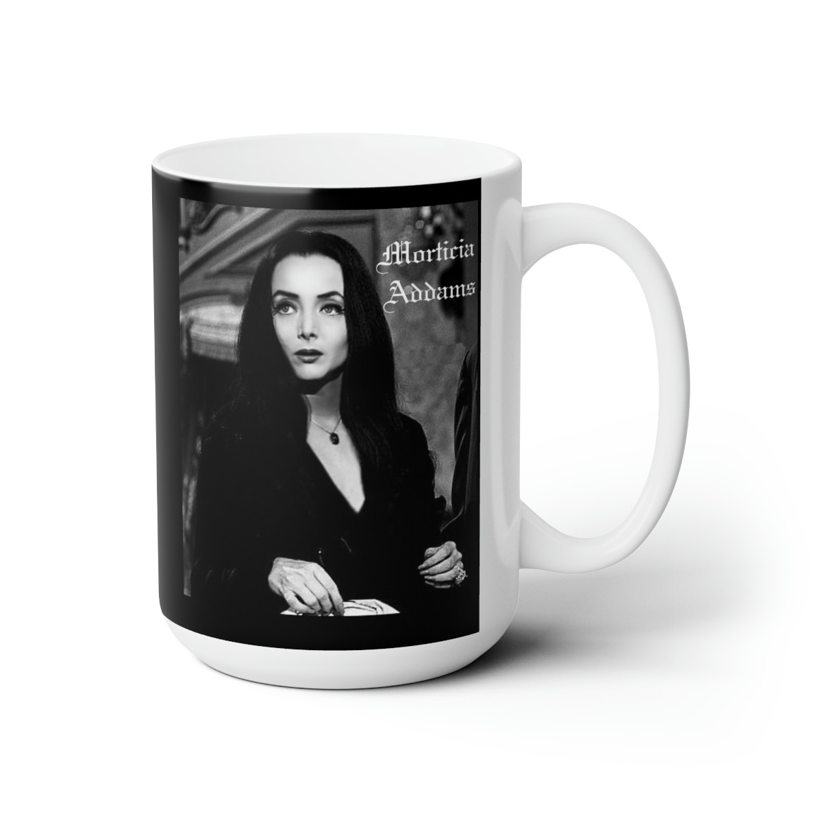 The Addams Family mrs. Morticia Addams Mug 15oz