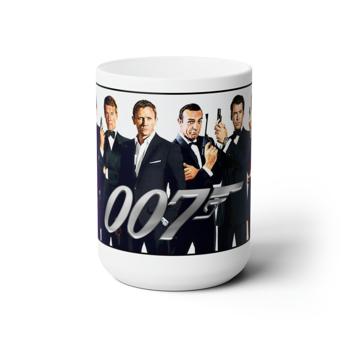 007 A collection of James Bonds   Mug 15oz