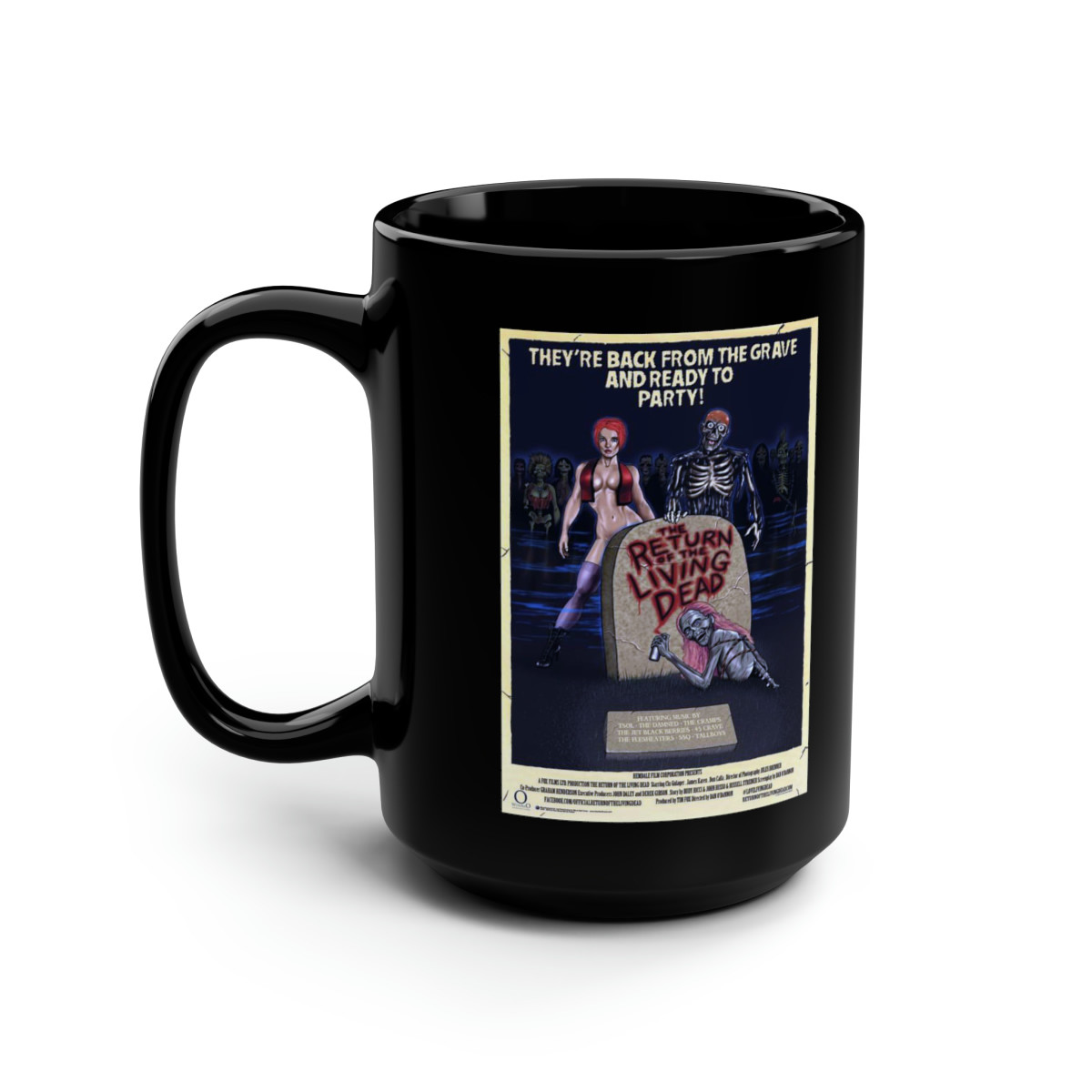 Return Of The Living Dead Poster 2 Black Mug 15oz