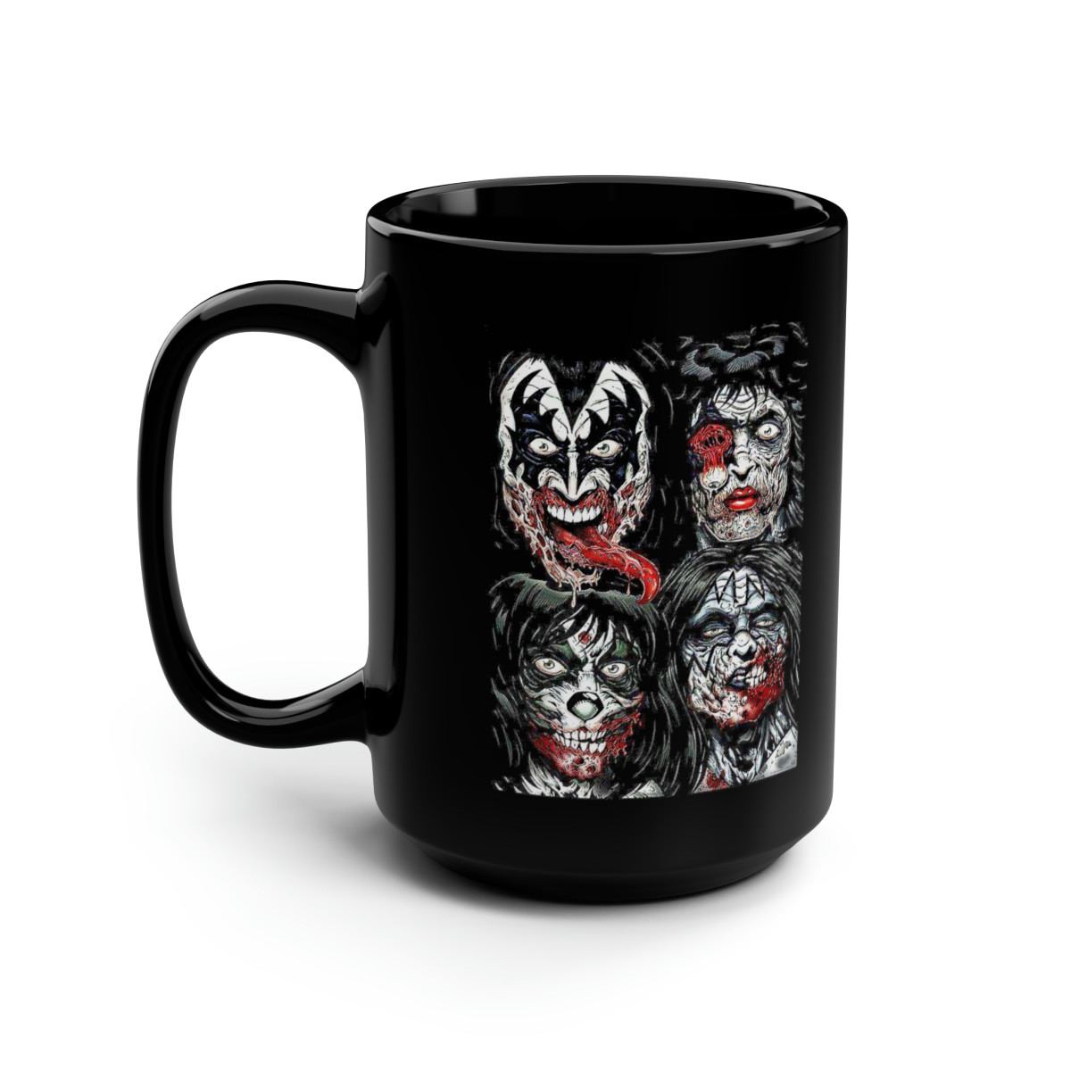 The Living Dead KISS Black Mug 15oz