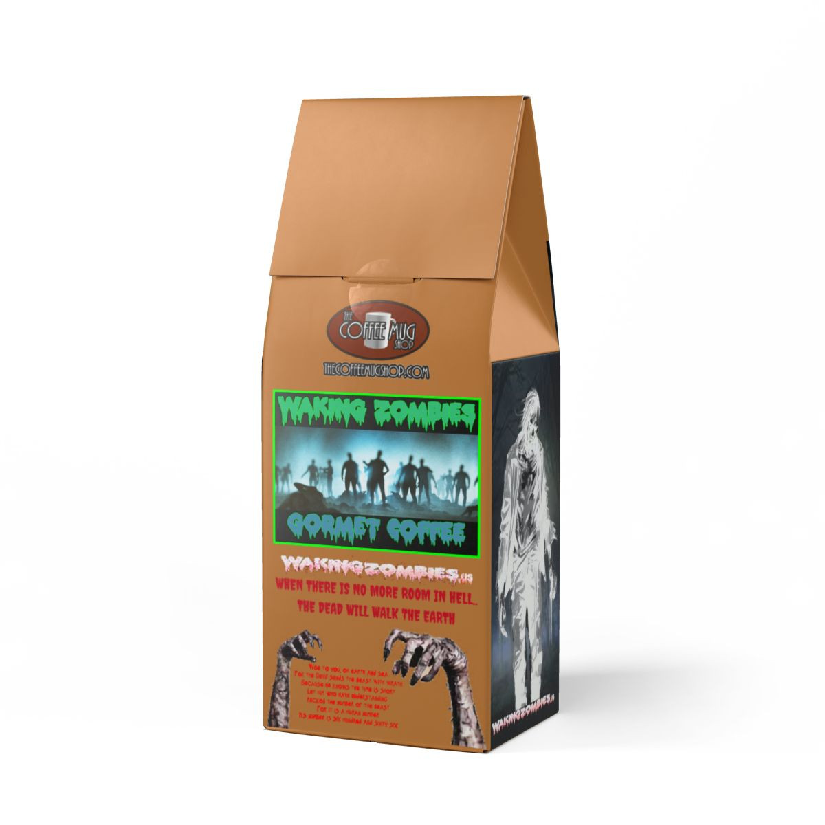 WAKING ZOMBIES Trapper Peak Decaf Coffee Blend (Medium Roast)