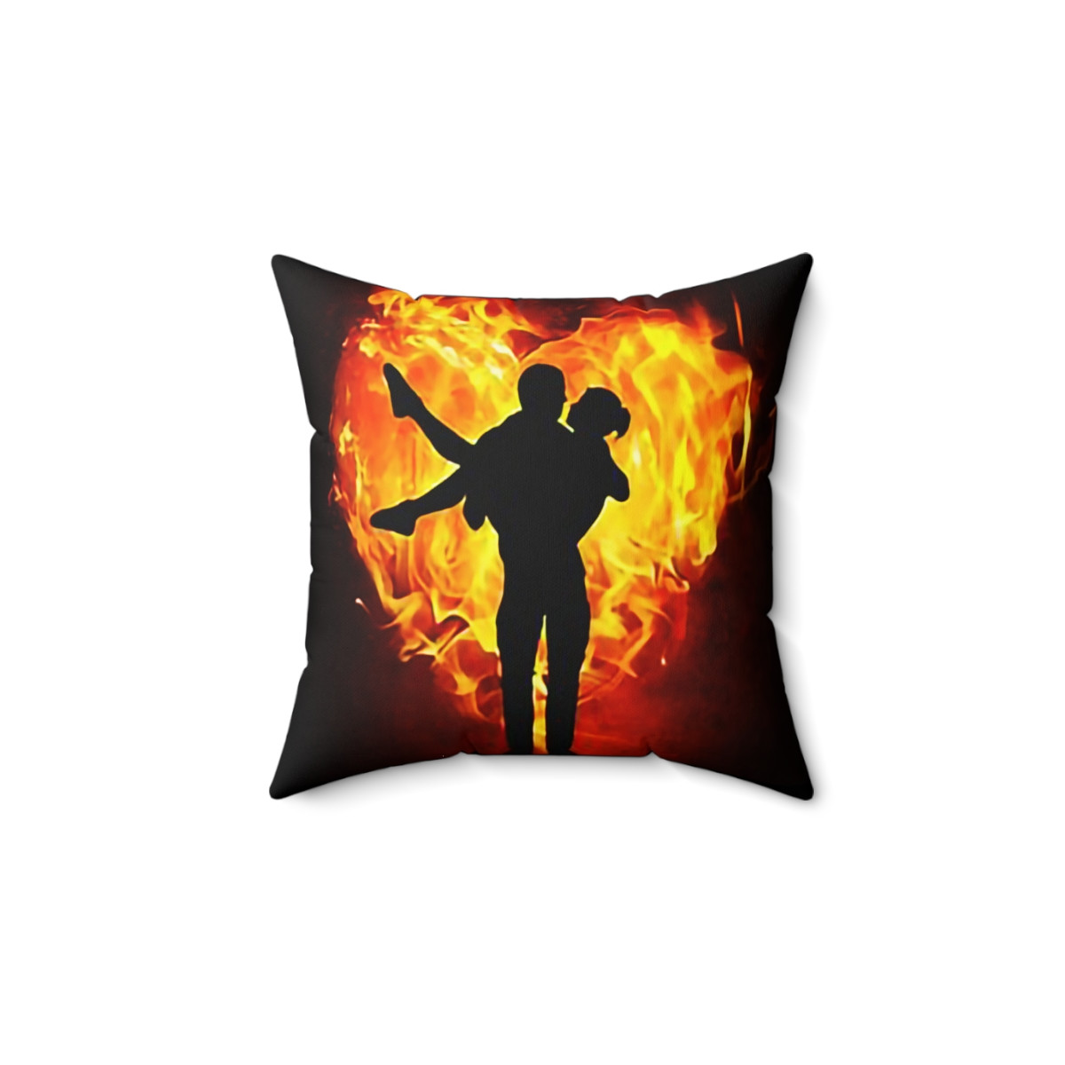 Carried Away By  Love Pillow Spun Polyester Square Pillow